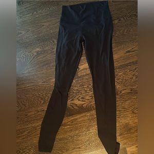 Black Lululemon leggings basically new size 6